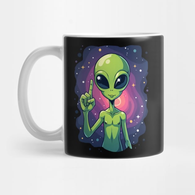 Cosmic Command: The Pointing Alien by Steve